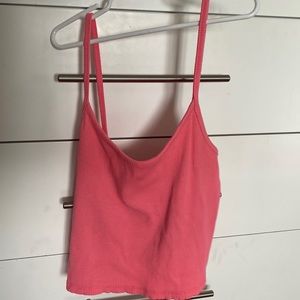 Women’s American Eagle, pink cropped tank top